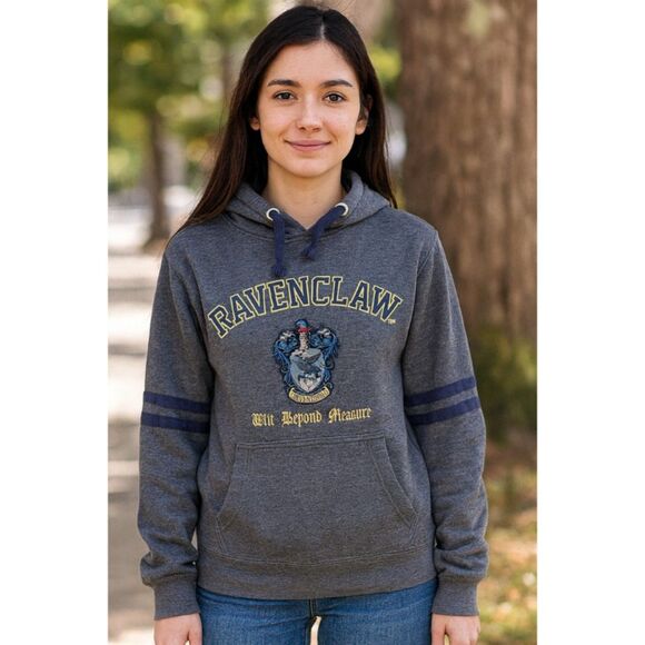 Wizarding World Of Harry Potter Tops - Harry Potter Ravenclaw Varsity Hoodie Womens Size S Sweatshirt Offical Licensed